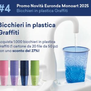 PROMO #4 Bicchieri in plastica Graffiti