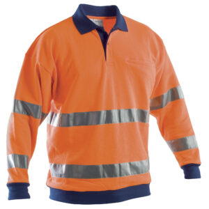 AVX17206 - FELPA CON COLLO A POLO